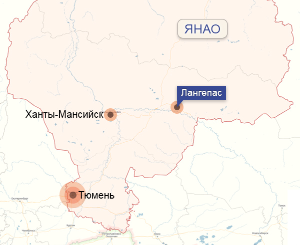 Карта ханты мансийск карта россии